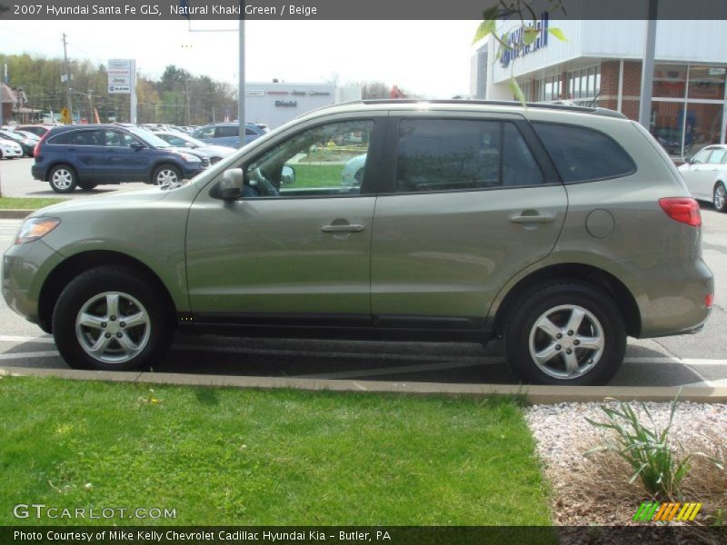 Natural Khaki Green / Beige 2007 Hyundai Santa Fe GLS