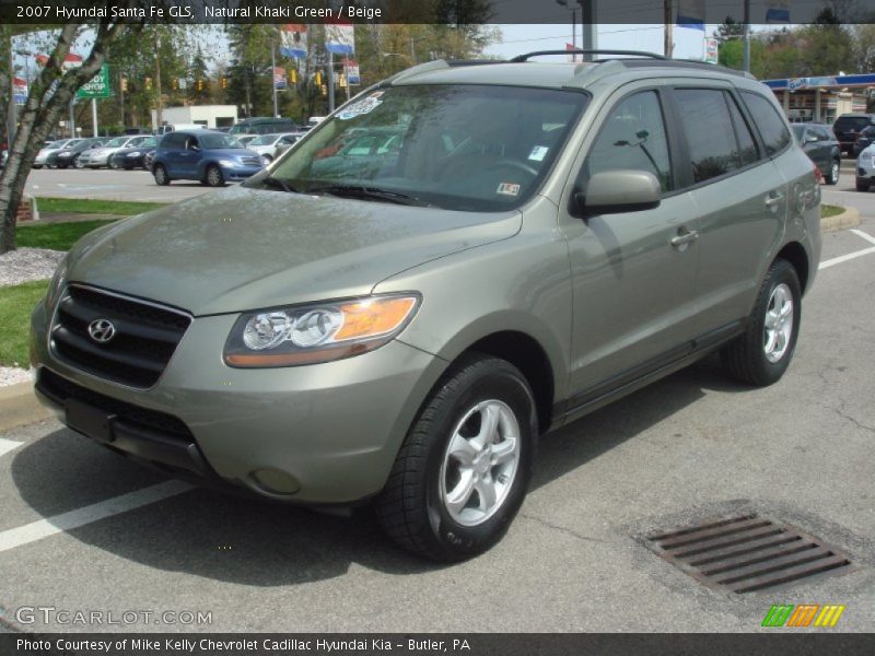 Natural Khaki Green / Beige 2007 Hyundai Santa Fe GLS