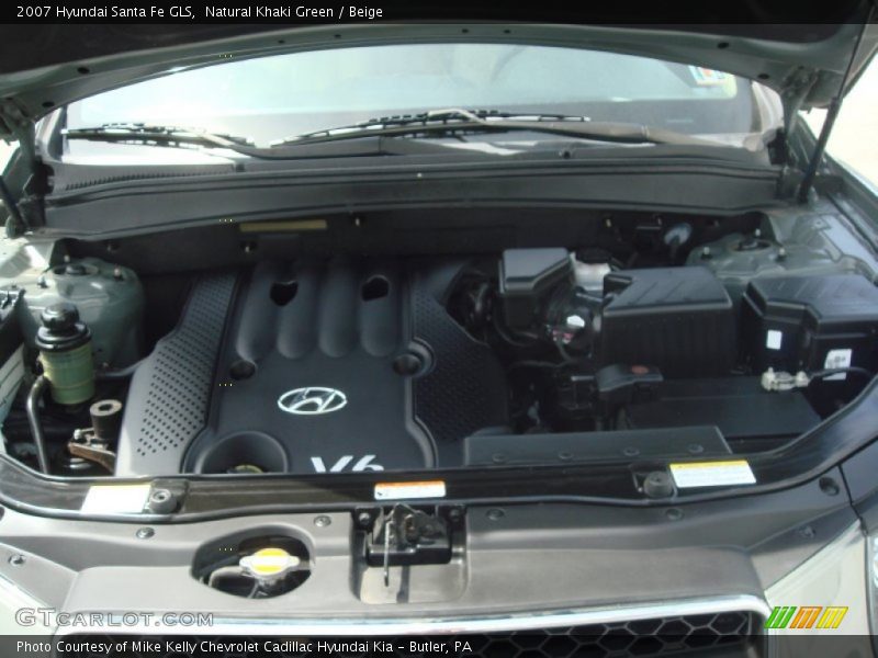 Natural Khaki Green / Beige 2007 Hyundai Santa Fe GLS