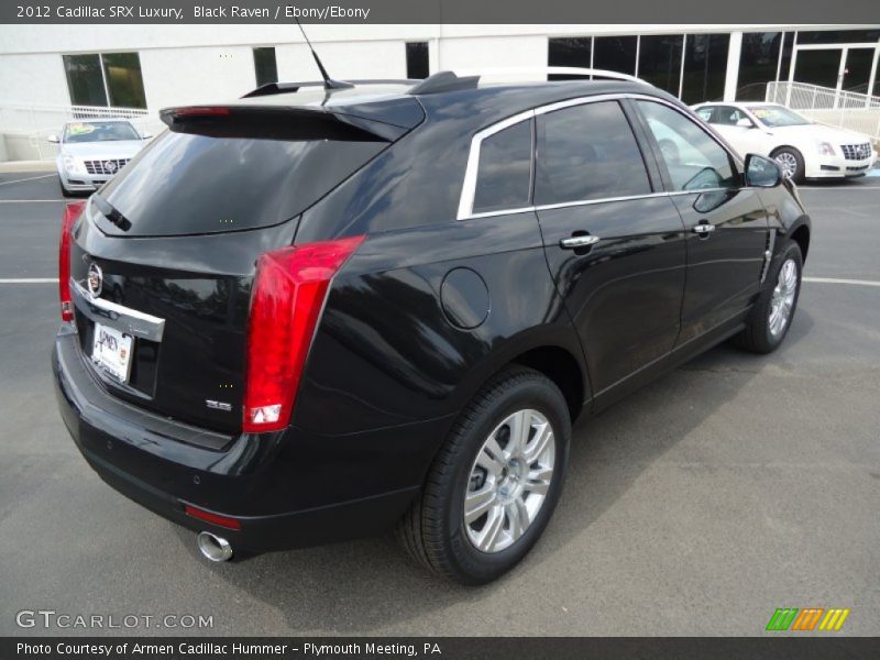 Black Raven / Ebony/Ebony 2012 Cadillac SRX Luxury