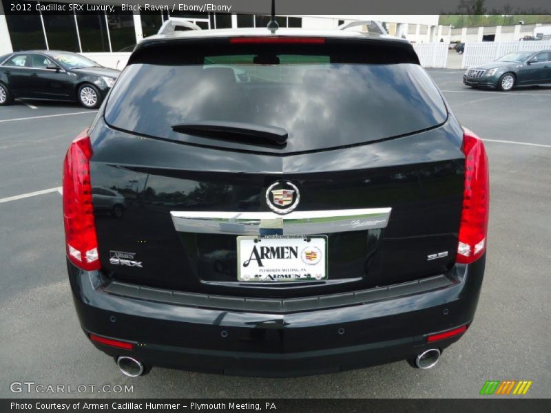 Black Raven / Ebony/Ebony 2012 Cadillac SRX Luxury