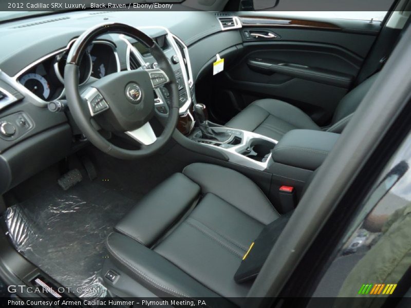 Black Raven / Ebony/Ebony 2012 Cadillac SRX Luxury