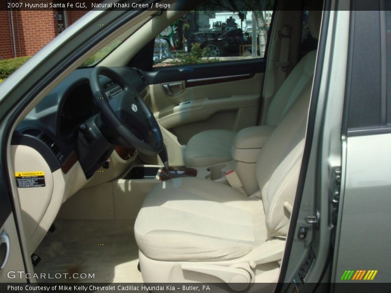 Natural Khaki Green / Beige 2007 Hyundai Santa Fe GLS
