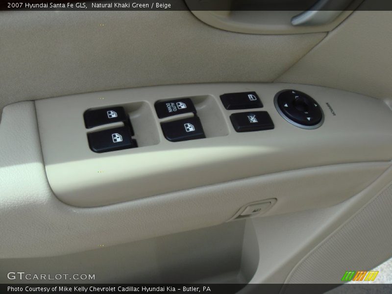 Natural Khaki Green / Beige 2007 Hyundai Santa Fe GLS
