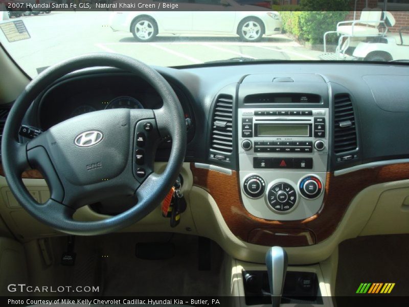 Natural Khaki Green / Beige 2007 Hyundai Santa Fe GLS