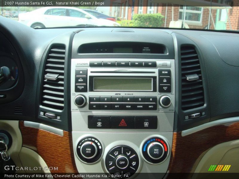 Natural Khaki Green / Beige 2007 Hyundai Santa Fe GLS