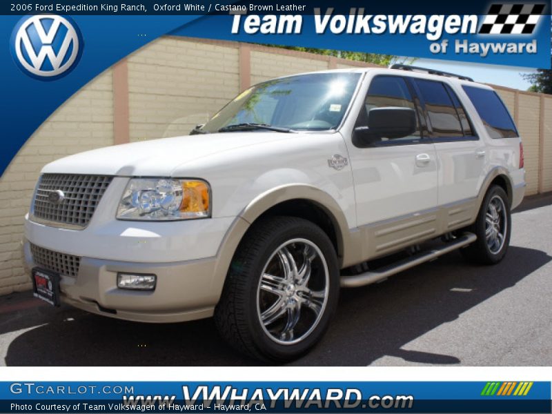 Oxford White / Castano Brown Leather 2006 Ford Expedition King Ranch