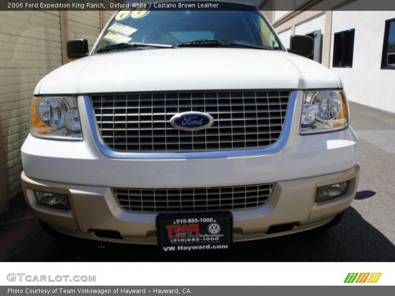 Oxford White / Castano Brown Leather 2006 Ford Expedition King Ranch