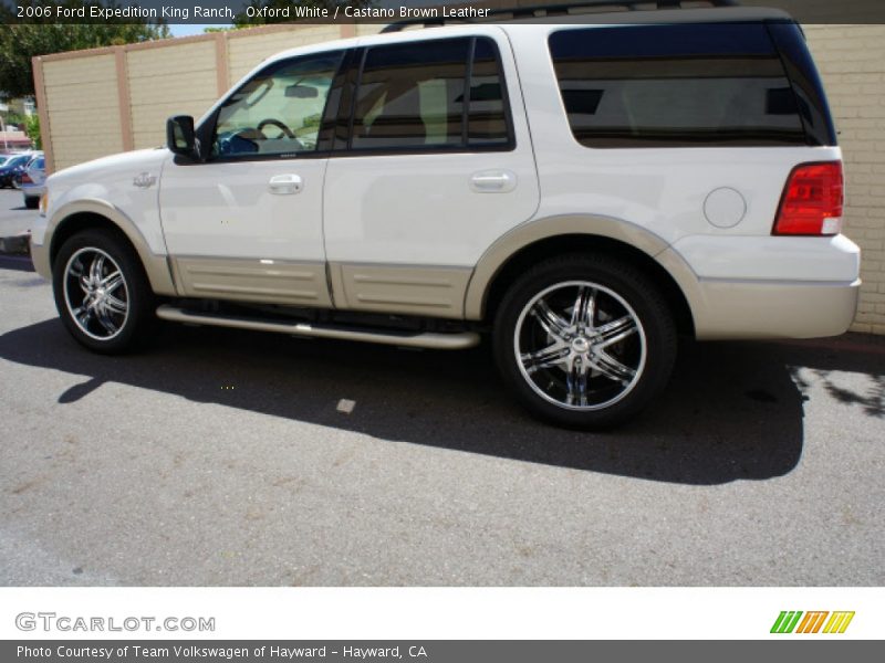 Oxford White / Castano Brown Leather 2006 Ford Expedition King Ranch