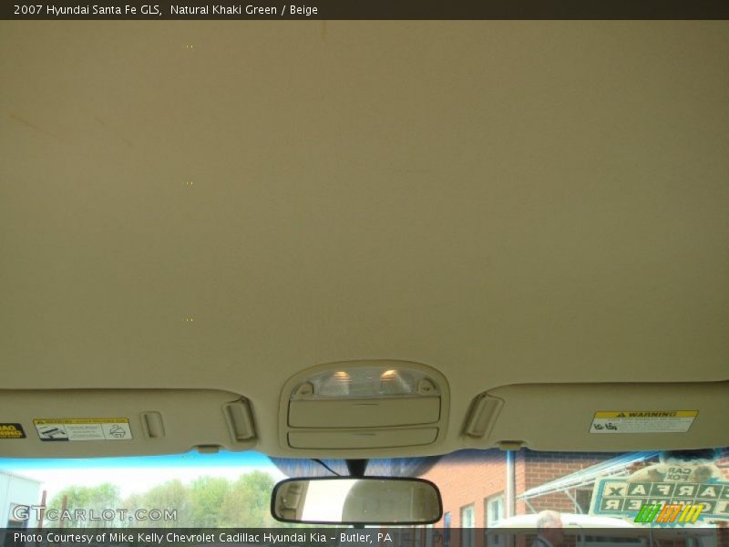 Natural Khaki Green / Beige 2007 Hyundai Santa Fe GLS