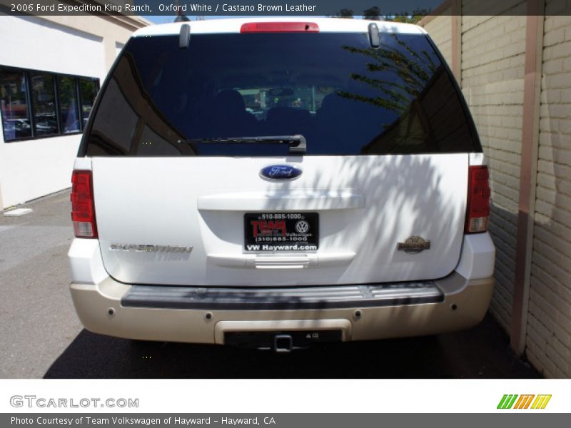 Oxford White / Castano Brown Leather 2006 Ford Expedition King Ranch