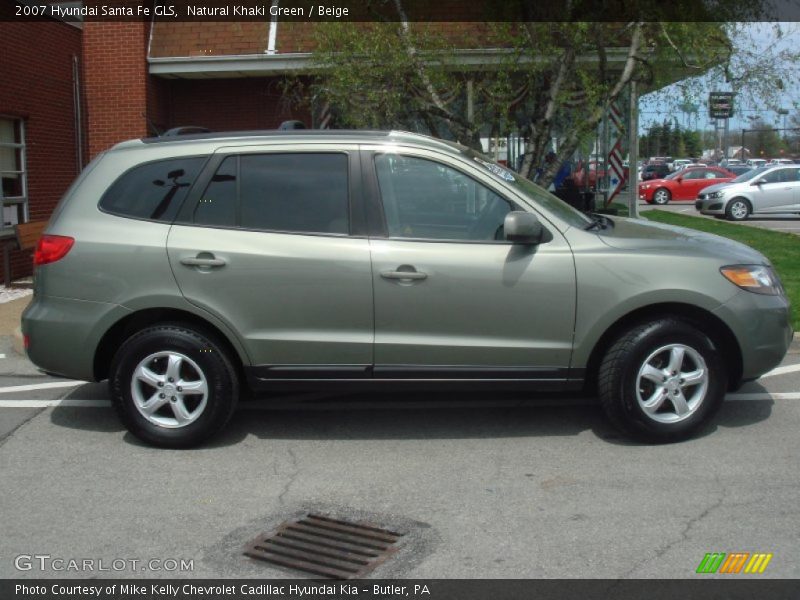 Natural Khaki Green / Beige 2007 Hyundai Santa Fe GLS