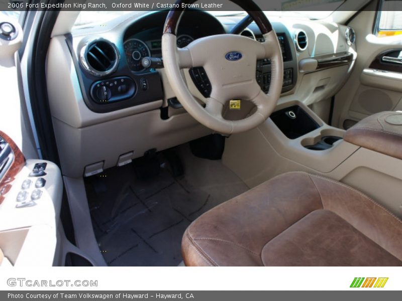 Oxford White / Castano Brown Leather 2006 Ford Expedition King Ranch