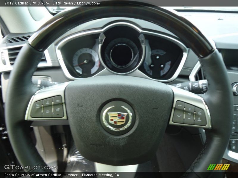 Black Raven / Ebony/Ebony 2012 Cadillac SRX Luxury