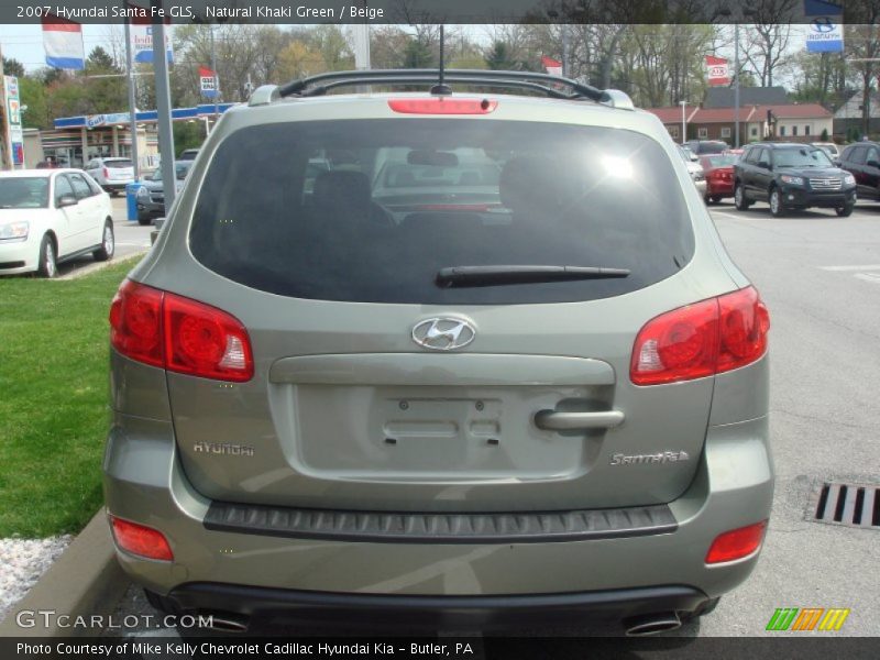 Natural Khaki Green / Beige 2007 Hyundai Santa Fe GLS