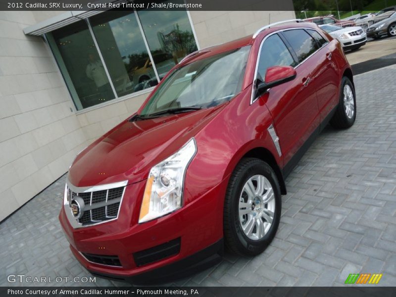 Crystal Red Tintcoat / Shale/Brownstone 2012 Cadillac SRX Luxury