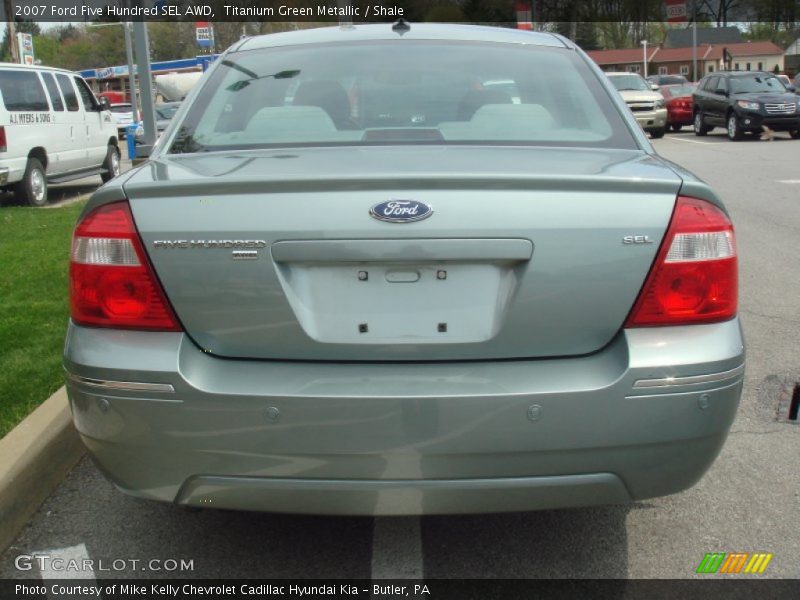 Titanium Green Metallic / Shale 2007 Ford Five Hundred SEL AWD
