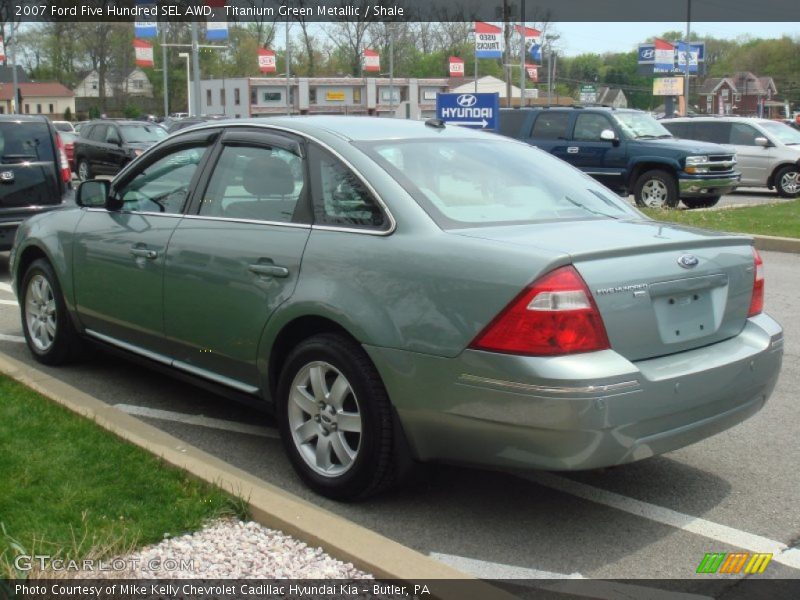 Titanium Green Metallic / Shale 2007 Ford Five Hundred SEL AWD