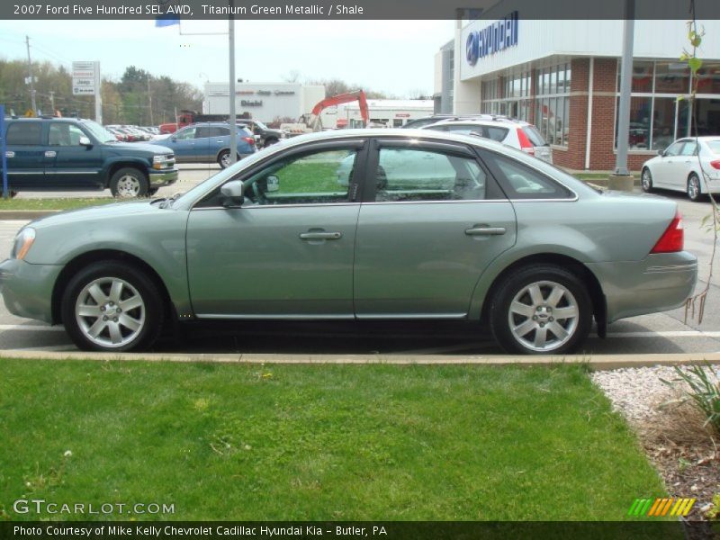 Titanium Green Metallic / Shale 2007 Ford Five Hundred SEL AWD