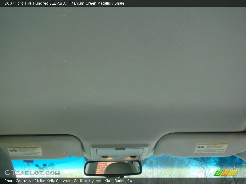 Titanium Green Metallic / Shale 2007 Ford Five Hundred SEL AWD