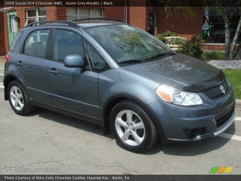 Azure Grey Metallic / Black 2008 Suzuki SX4 Crossover AWD