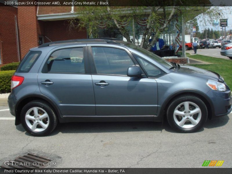 Azure Grey Metallic / Black 2008 Suzuki SX4 Crossover AWD
