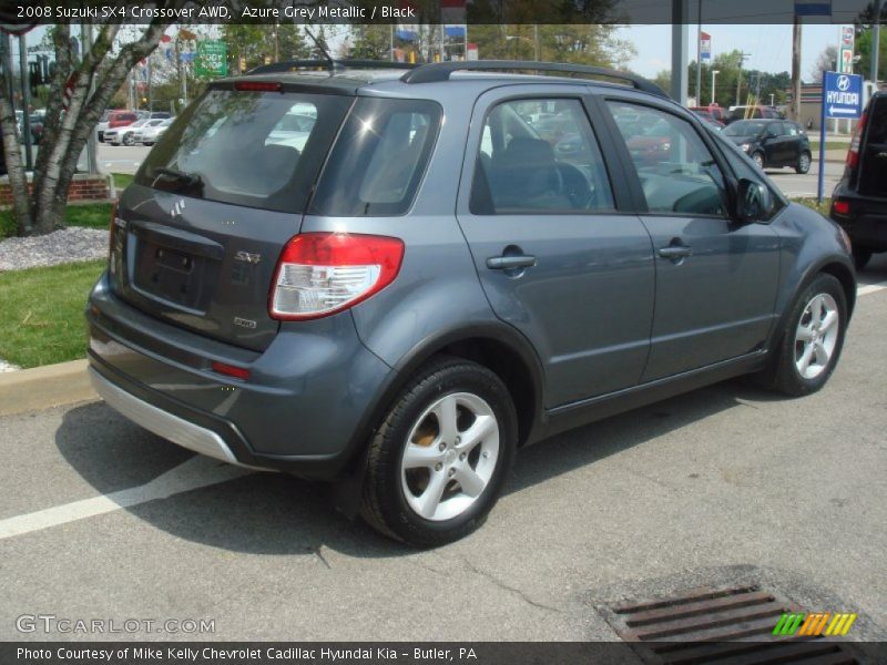 Azure Grey Metallic / Black 2008 Suzuki SX4 Crossover AWD