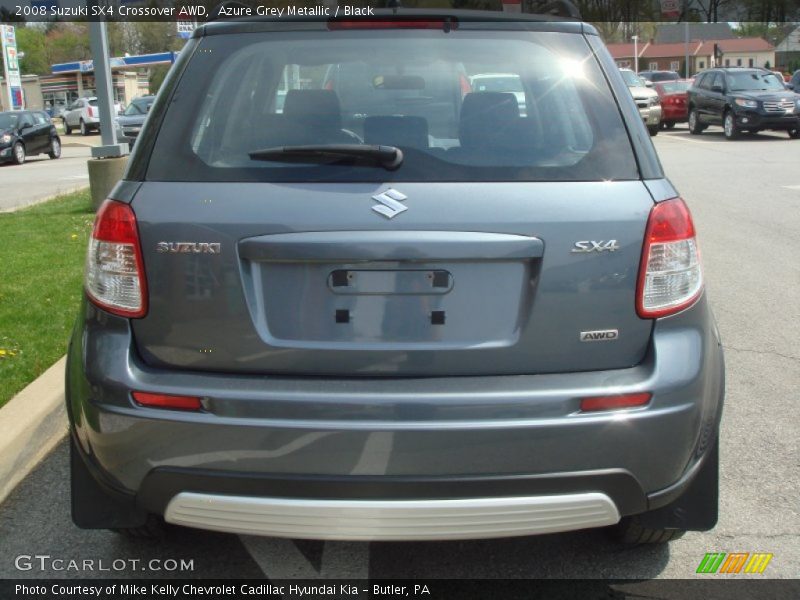 Azure Grey Metallic / Black 2008 Suzuki SX4 Crossover AWD