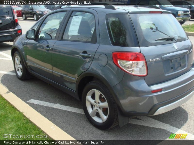Azure Grey Metallic / Black 2008 Suzuki SX4 Crossover AWD