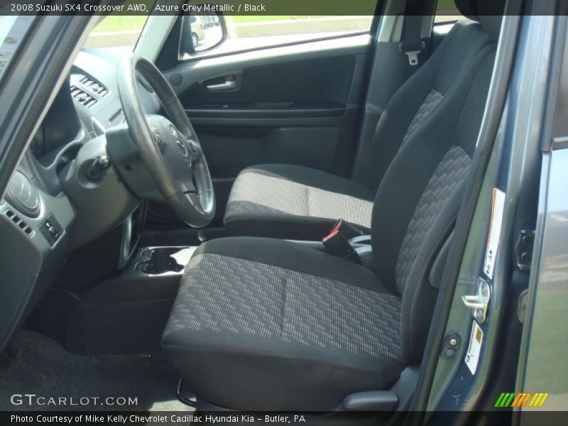 Azure Grey Metallic / Black 2008 Suzuki SX4 Crossover AWD