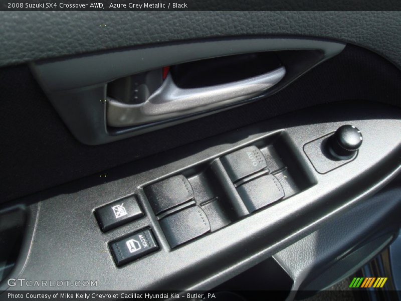 Azure Grey Metallic / Black 2008 Suzuki SX4 Crossover AWD