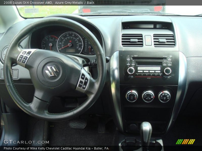 Azure Grey Metallic / Black 2008 Suzuki SX4 Crossover AWD