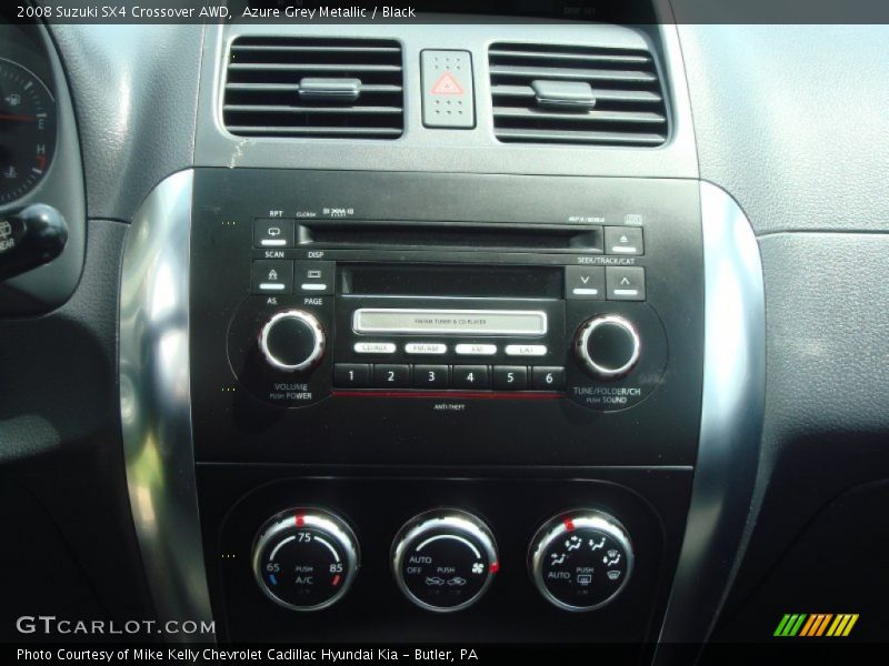Azure Grey Metallic / Black 2008 Suzuki SX4 Crossover AWD