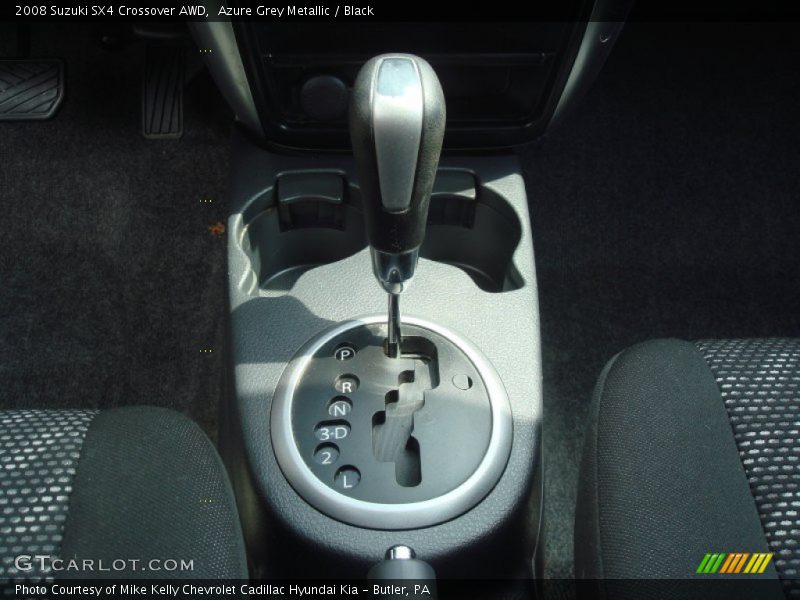Azure Grey Metallic / Black 2008 Suzuki SX4 Crossover AWD