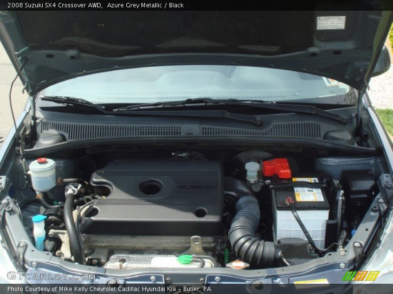 Azure Grey Metallic / Black 2008 Suzuki SX4 Crossover AWD