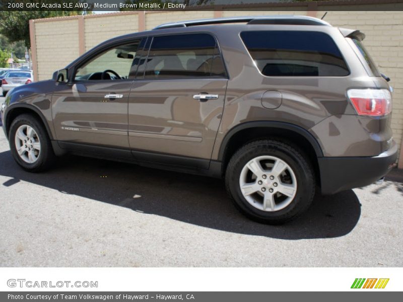 Medium Brown Metallic / Ebony 2008 GMC Acadia SLE AWD
