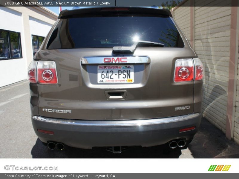 Medium Brown Metallic / Ebony 2008 GMC Acadia SLE AWD