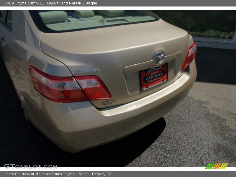 Desert Sand Metallic / Bisque 2009 Toyota Camry LE
