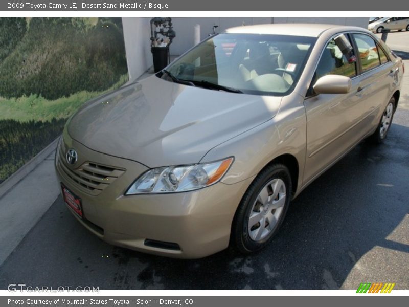 Desert Sand Metallic / Bisque 2009 Toyota Camry LE