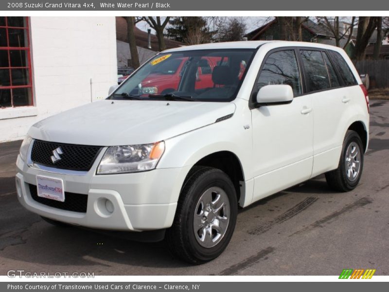 White Water Pearl / Black 2008 Suzuki Grand Vitara 4x4