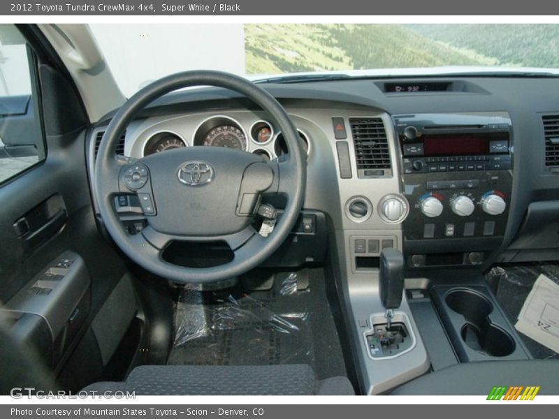 Super White / Black 2012 Toyota Tundra CrewMax 4x4