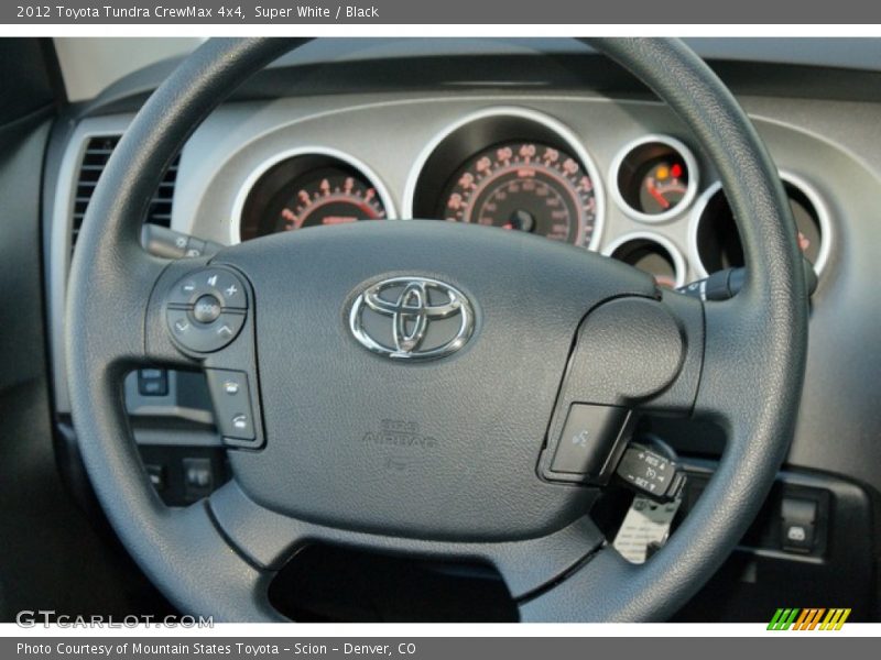 Super White / Black 2012 Toyota Tundra CrewMax 4x4