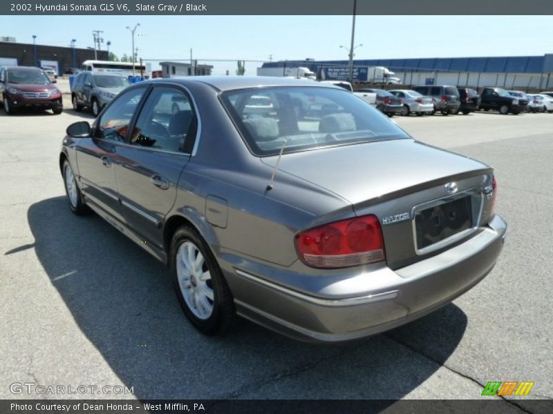Slate Gray / Black 2002 Hyundai Sonata GLS V6