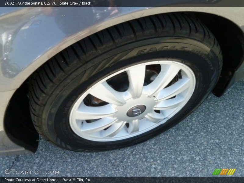 Slate Gray / Black 2002 Hyundai Sonata GLS V6