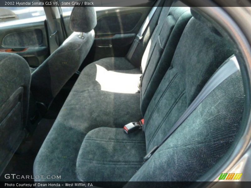 Slate Gray / Black 2002 Hyundai Sonata GLS V6