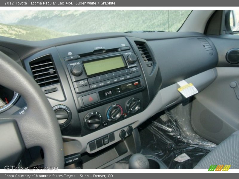Super White / Graphite 2012 Toyota Tacoma Regular Cab 4x4