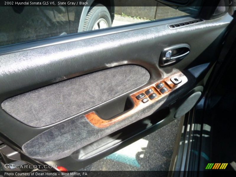 Slate Gray / Black 2002 Hyundai Sonata GLS V6