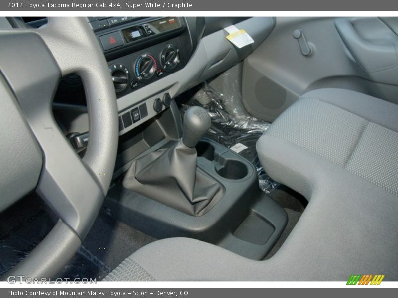 Super White / Graphite 2012 Toyota Tacoma Regular Cab 4x4