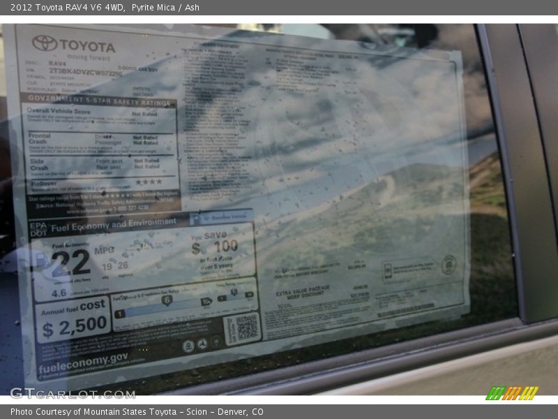 Pyrite Mica / Ash 2012 Toyota RAV4 V6 4WD