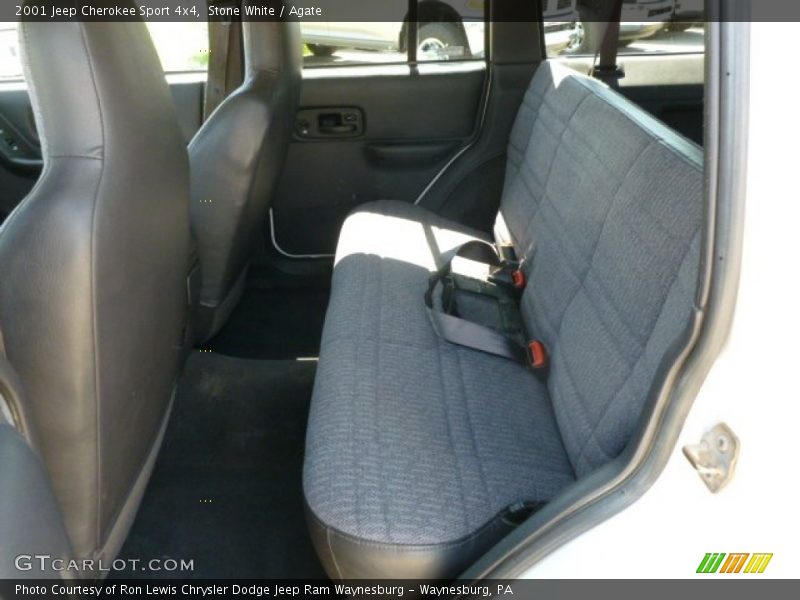 Stone White / Agate 2001 Jeep Cherokee Sport 4x4